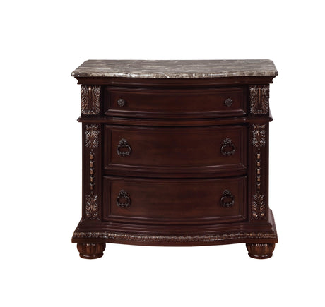 Stanley Dresser Brown, Wood, Nickel Plated Drawer - Ella Furniture