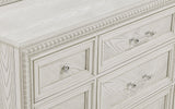 Alexandria Cream 6 Drawers Dresser