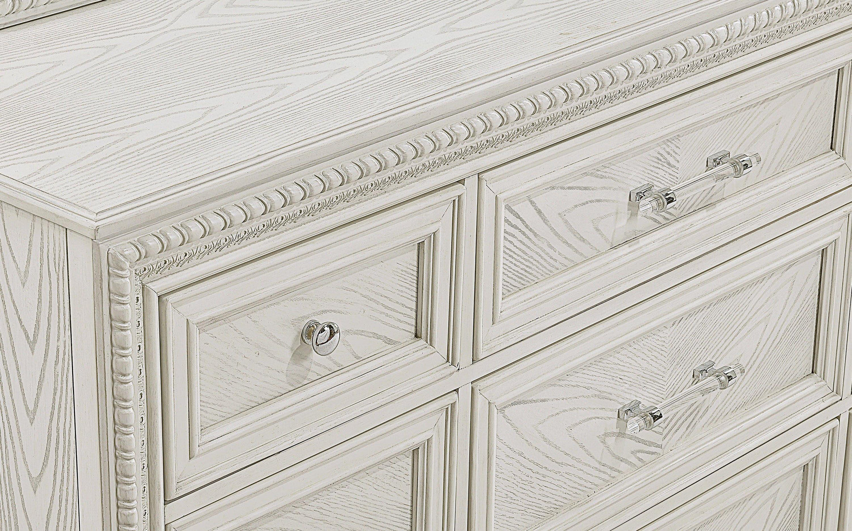Alexandria Cream 6 Drawers Dresser