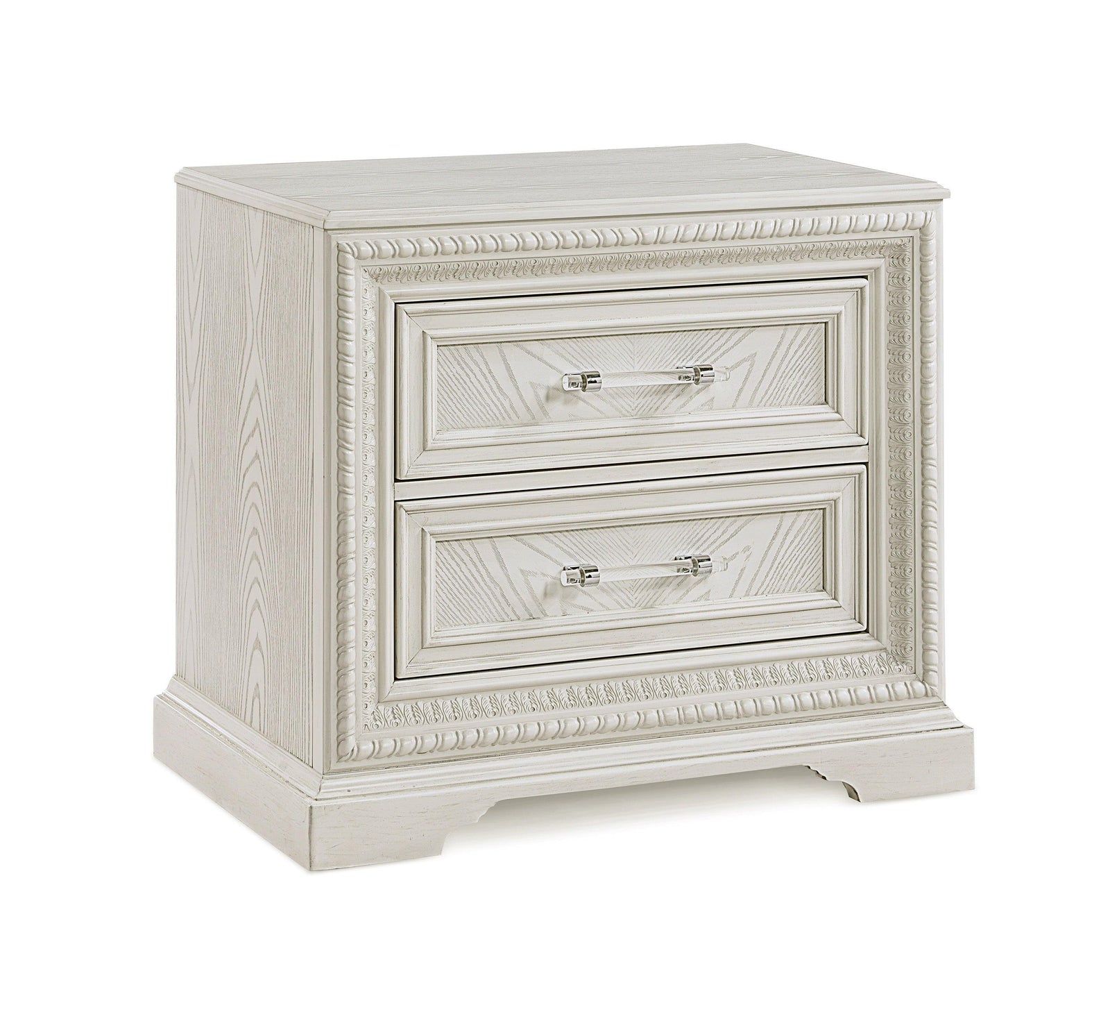 Alexandria Cream 2 Drawers Nightstand