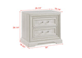 Alexandria White Panel Bedroom Set