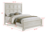 Alexandria White Panel Bedroom Set
