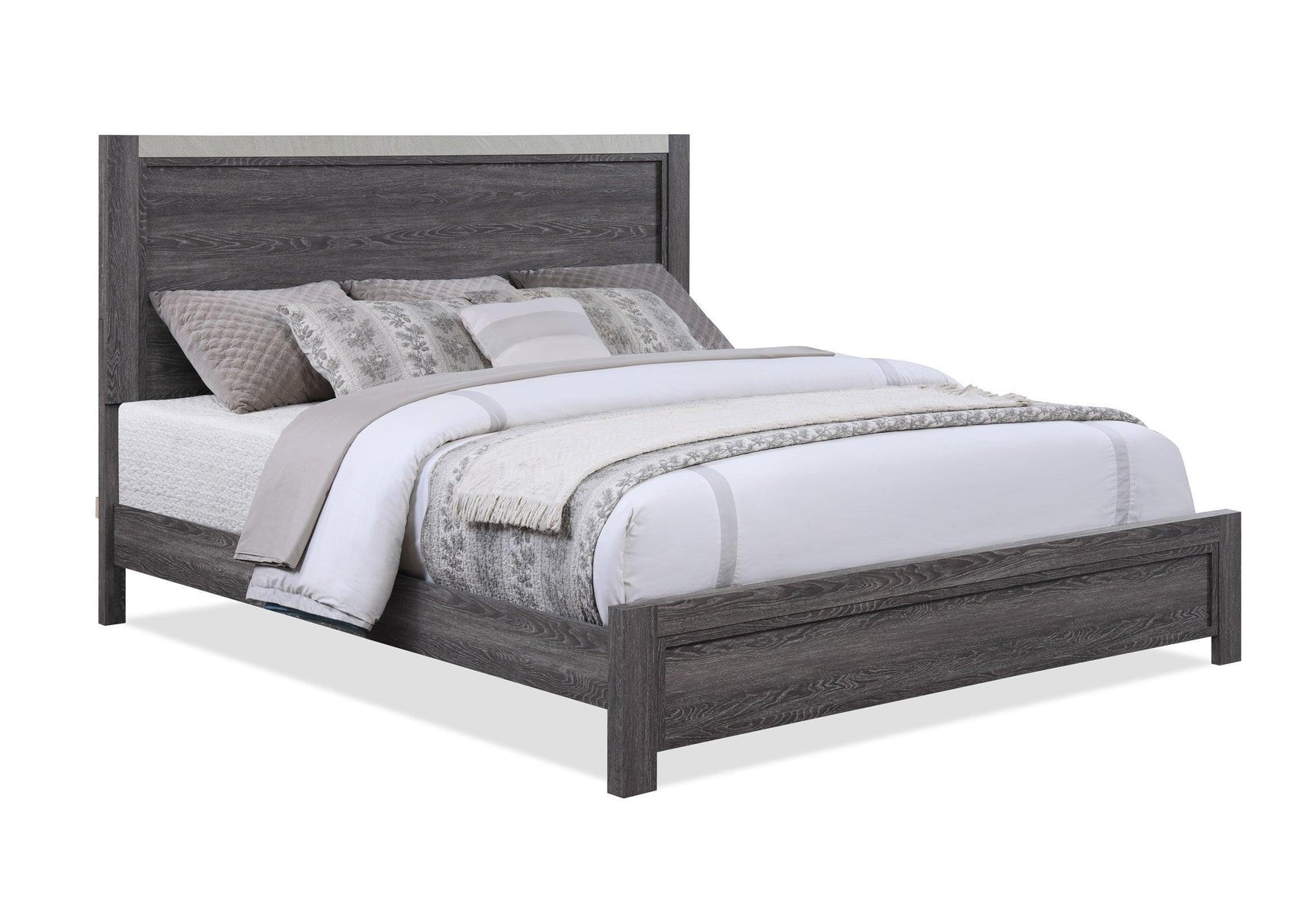 Madsen Gray Panel King Bed