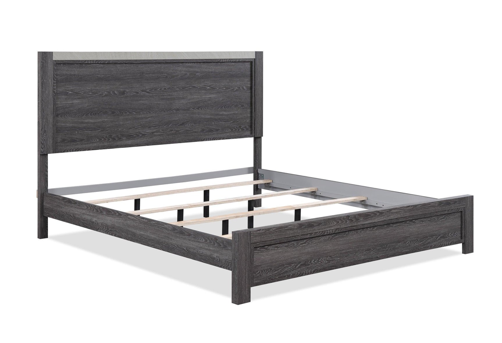 Madsen Gray Panel King Bed