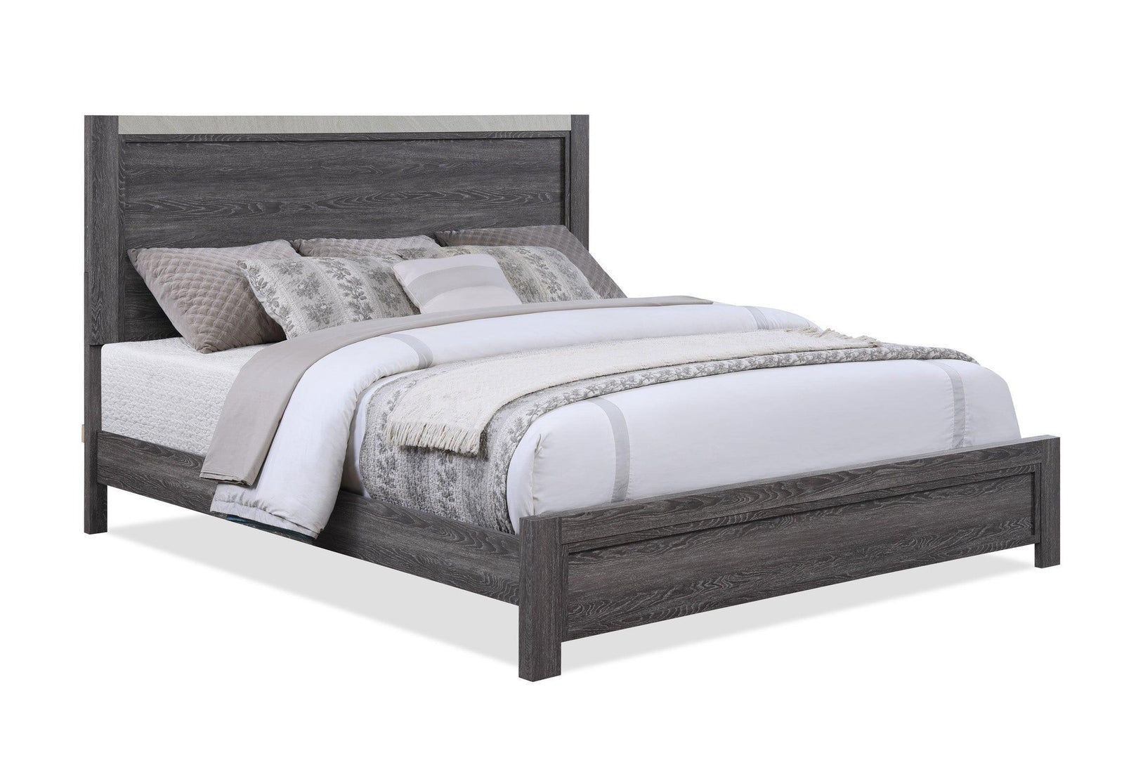 Madsen Gray Panel Queen Bed