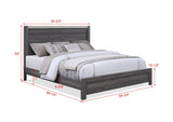 Madsen Gray Panel Queen Bed