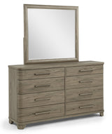 Veranda Gray Upholstered Panel Bedroom Set view 6