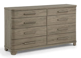 Veranda Gray Upholstered Panel Bedroom Set view 8