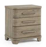 Veranda Gray Nightstand With Kenlin Glide from Ella Furniture