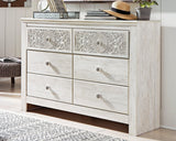 Paxberry Whitewash Dresser - Ella Furniture