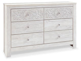 Paxberry Whitewash Dresser - Ella Furniture