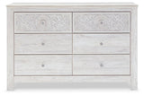 Paxberry Whitewash Dresser - Ella Furniture