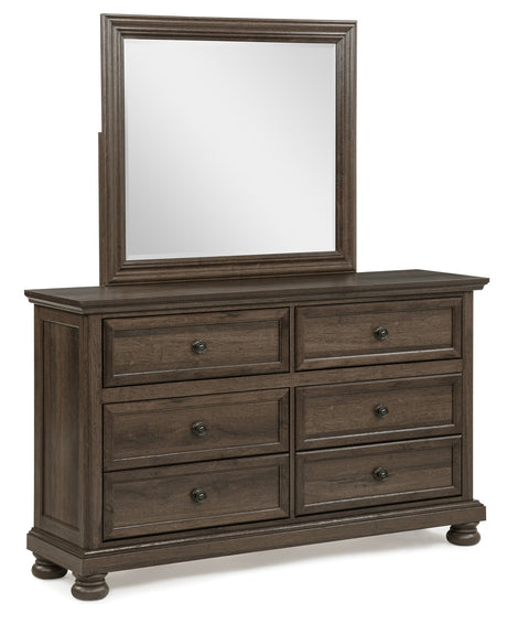 Claribelle Brown Storage Platform Sleigh Bedroom Set view 7