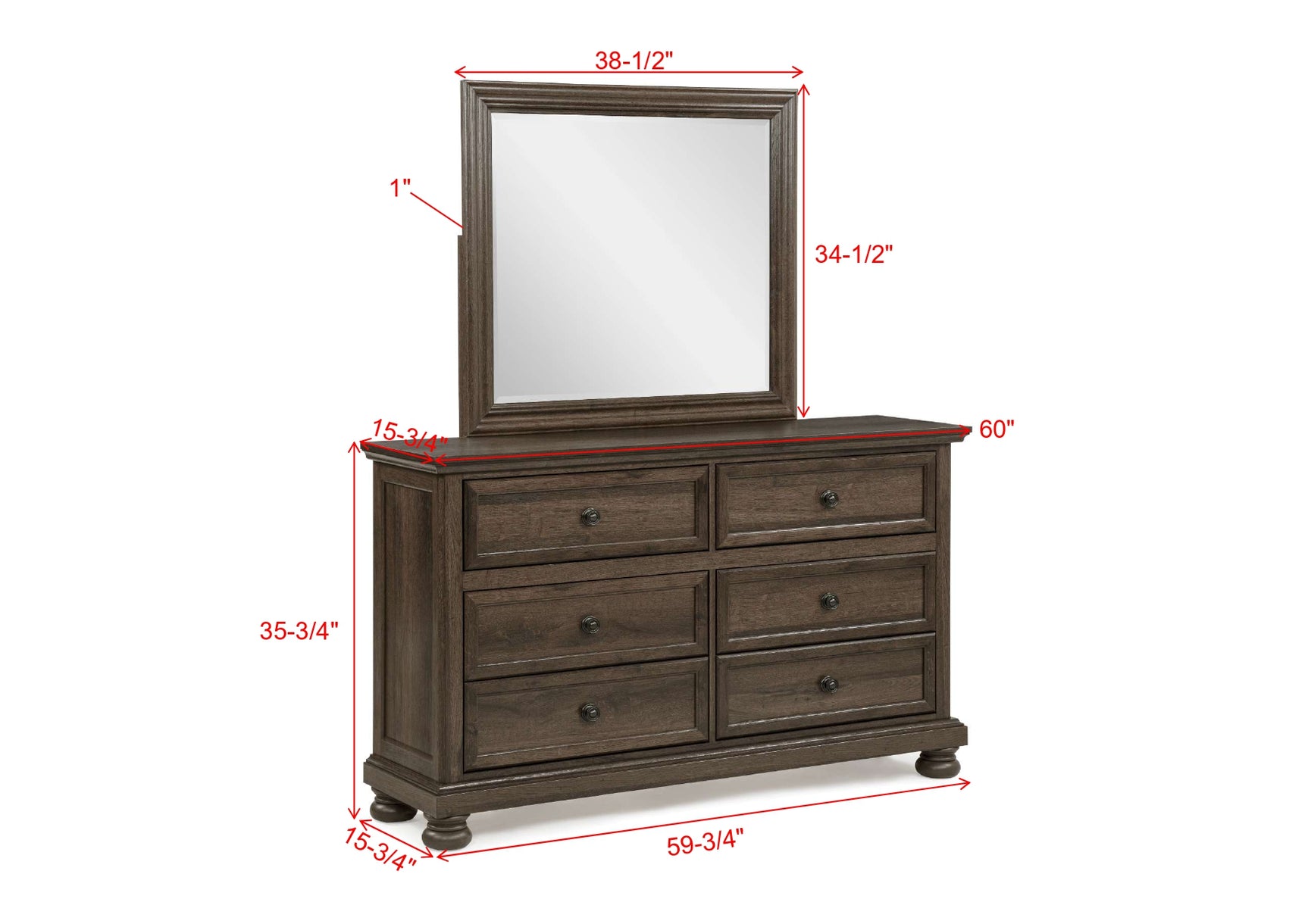 Claribelle Brown Storage Platform Sleigh Bedroom Set view 8