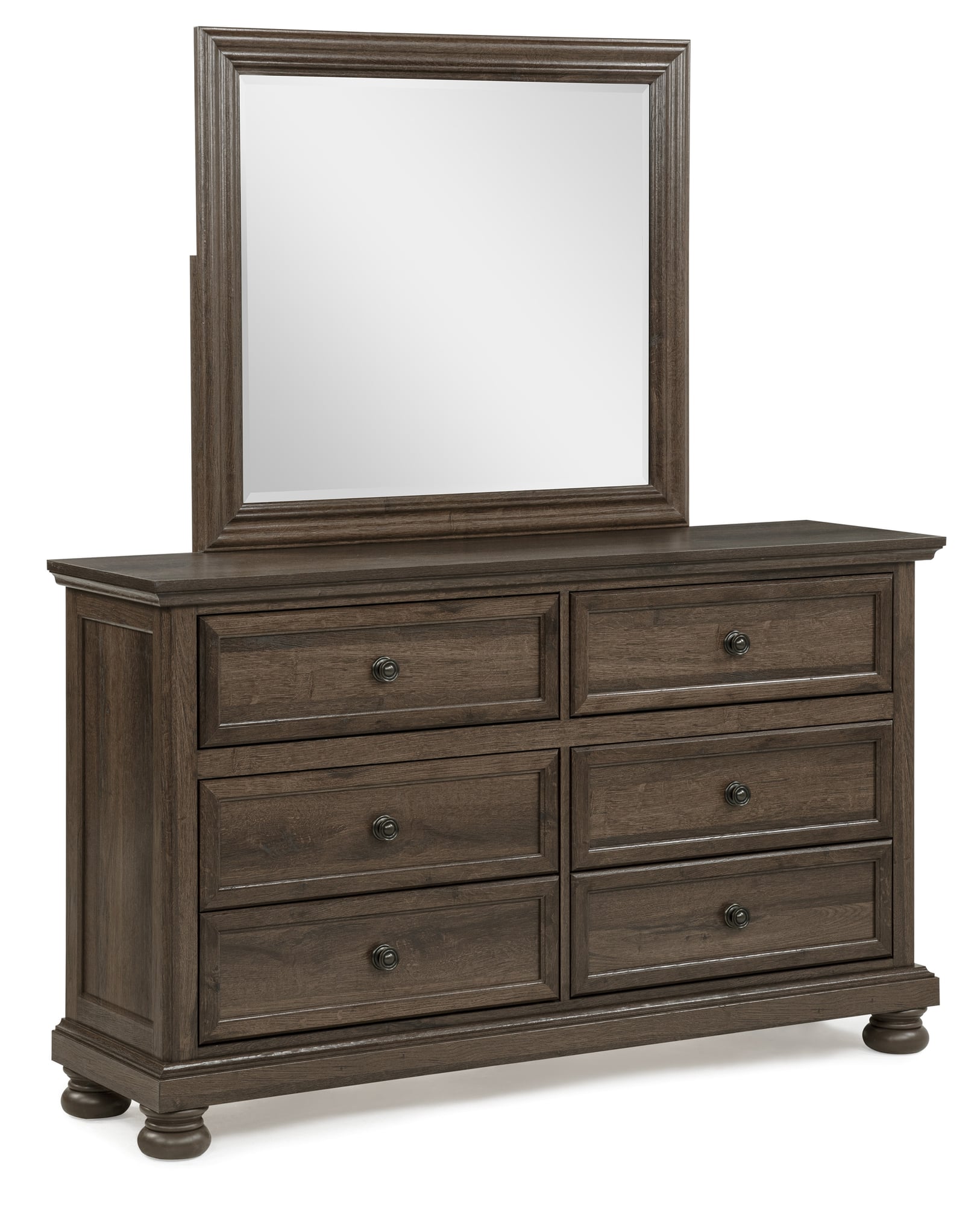 Claribelle Brown Dresser and Mirror from Ella Furniture