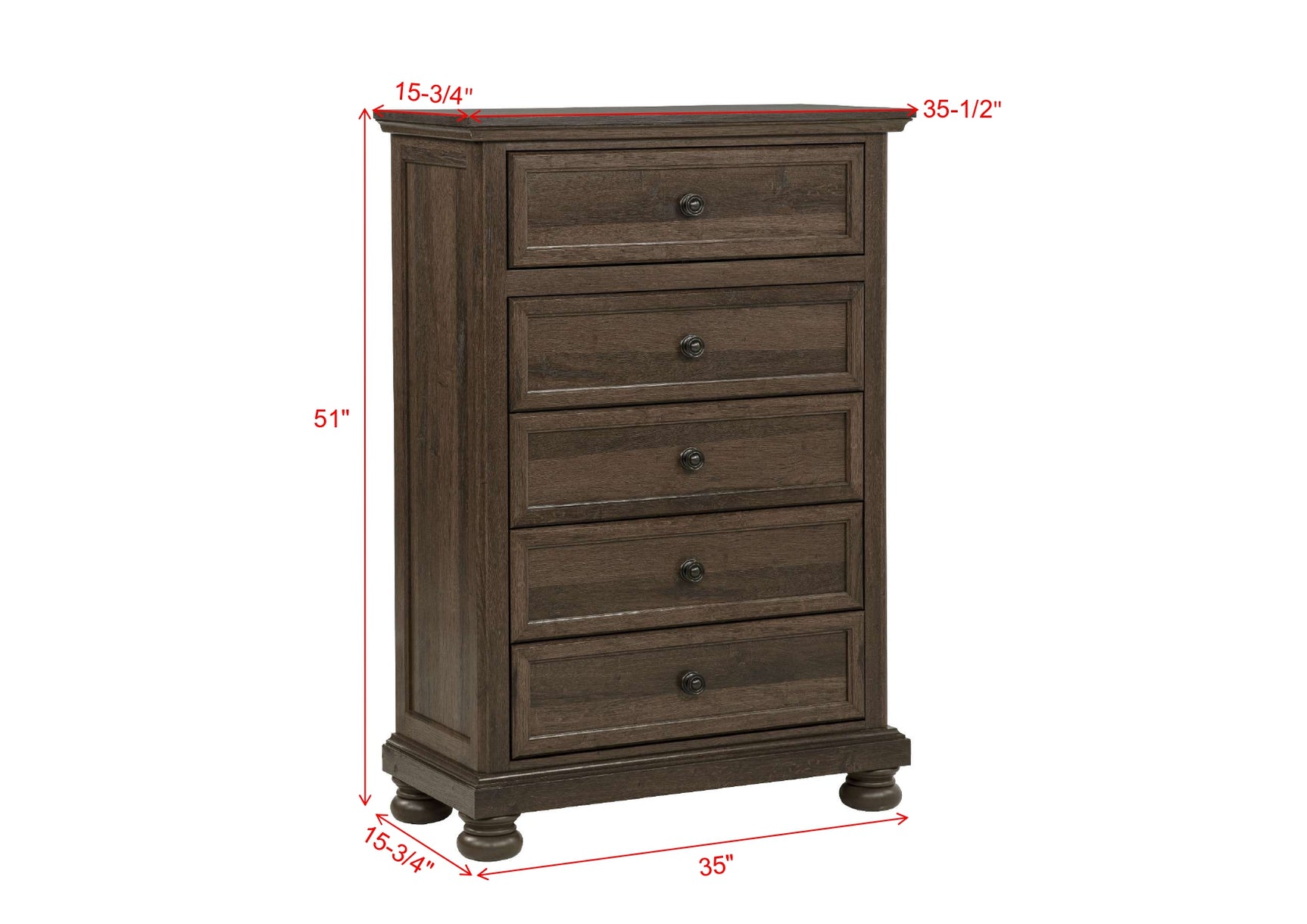 Claribelle Brown Storage Platform Sleigh Bedroom Set view 15
