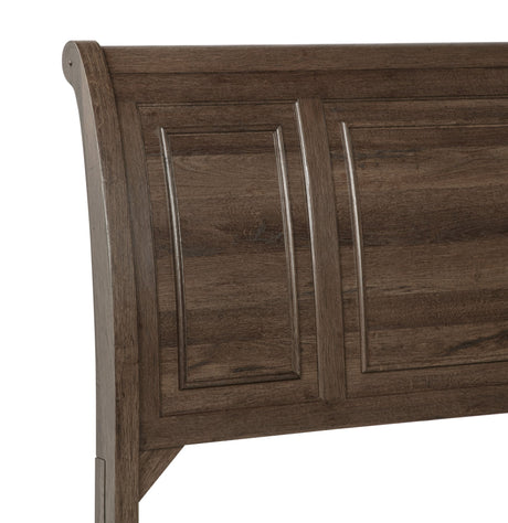 Claribelle Brown Storage Platform Sleigh Bedroom Set view 16