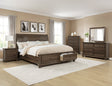 Claribelle Brown Storage Platform Sleigh Bedroom Set from Ella Furniture