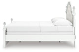 Kozlani White Full Upholstered Panel Bed