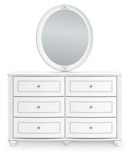 Kozlani White Upholstered Panel Storage Bedroom Set view 13