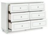 Kozlani White Dresser