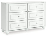 Kozlani White Dresser