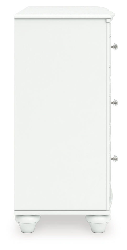 Kozlani White Dresser