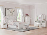 Kozlani White Vanity with Mirror
