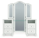 Kozlani White Vanity with Mirror