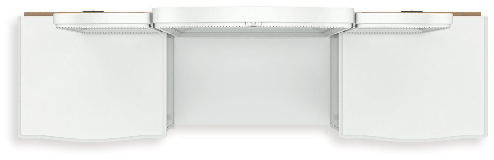 Kozlani White Vanity with Mirror