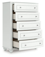 Kozlani White Chest of Drawers