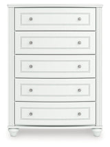 Kozlani White Chest of Drawers