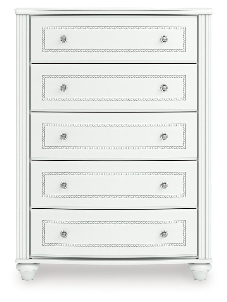 Kozlani White Chest of Drawers