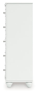 Kozlani White Chest of Drawers