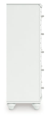 Kozlani White Chest of Drawers
