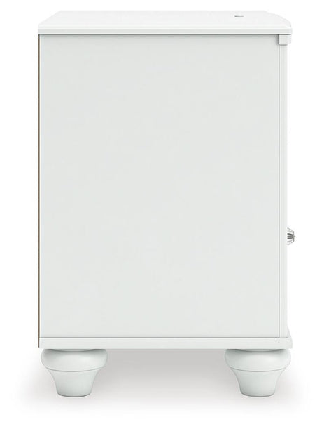 Kozlani White Upholstered Panel Bedroom Set view 27