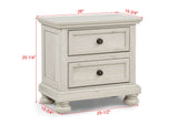 Claribelle White Storage Platform Sleigh Bedroom Set view 12
