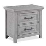 Beckett Gray 2 Drawers Nightstand