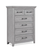 Beckett Gray 5 Drawers Chest