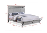 Beckett Gray Panel Queen Bed