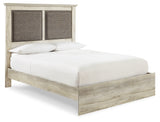 Cambeck Whitewash Upholstered Panel Bedroom Set