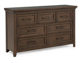 Beckett Brown Dresser and Mirror view 3