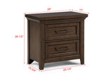 Beckett Brown Panel Bedroom Set view 10