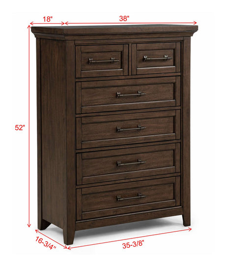 Beckett Brown Panel Bedroom Set view 14
