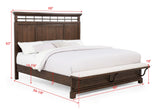 Beckett Brown Panel Bedroom Set view 5