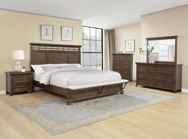 Beckett Brown Panel Bedroom Set from Ella Furniture