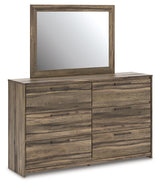 Elbrim Brown Dresser and Mirror