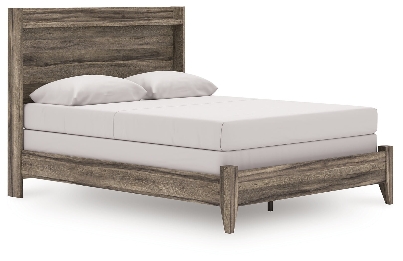 Elbrim Brown Queen Panel Bed