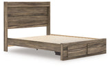Elbrim Brown Queen Panel Storage Bed