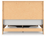 Elbrim Brown Queen Panel Storage Bed